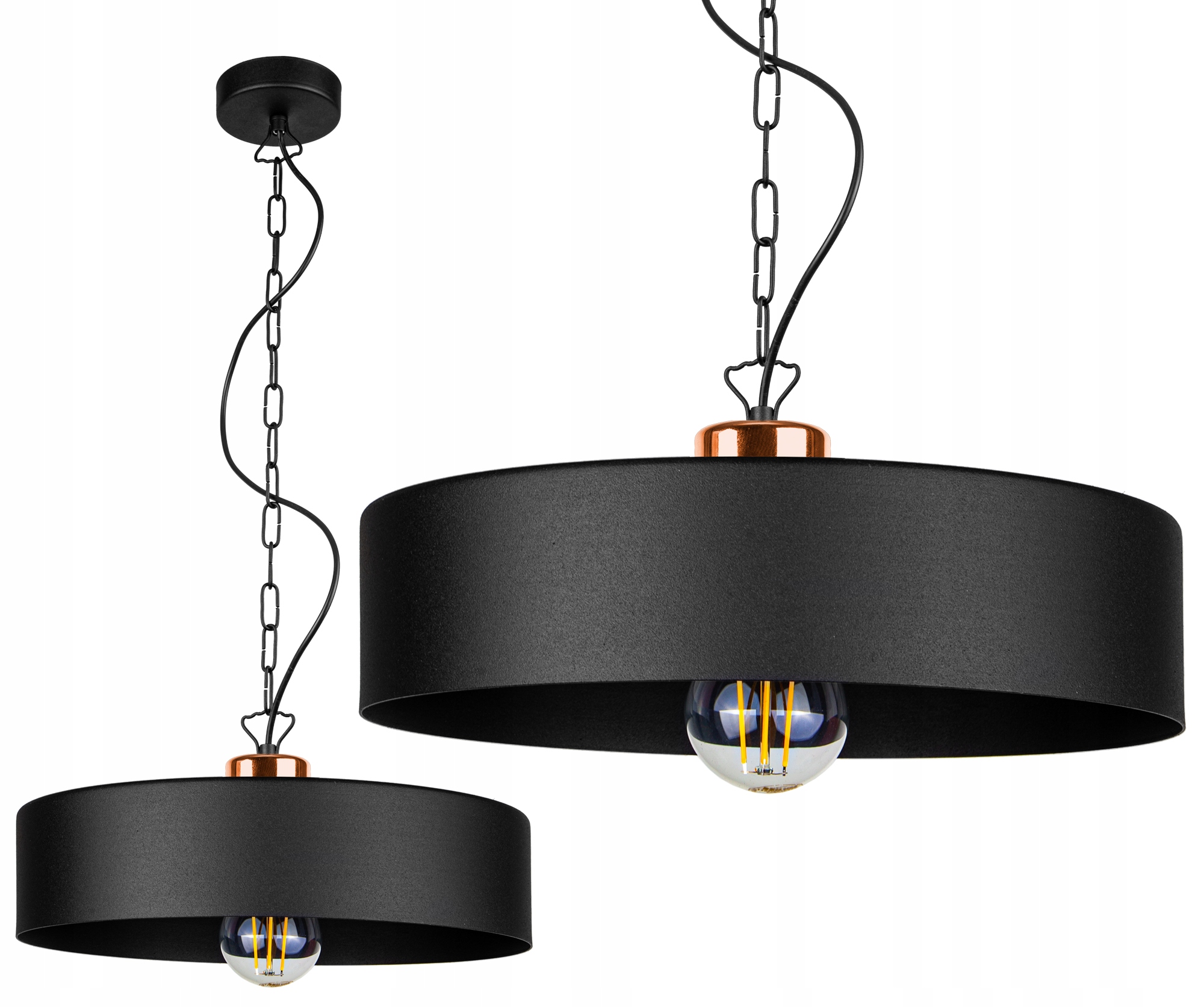 

Lampa Sufitowa Plafon Żyrandol Edison Loft Led