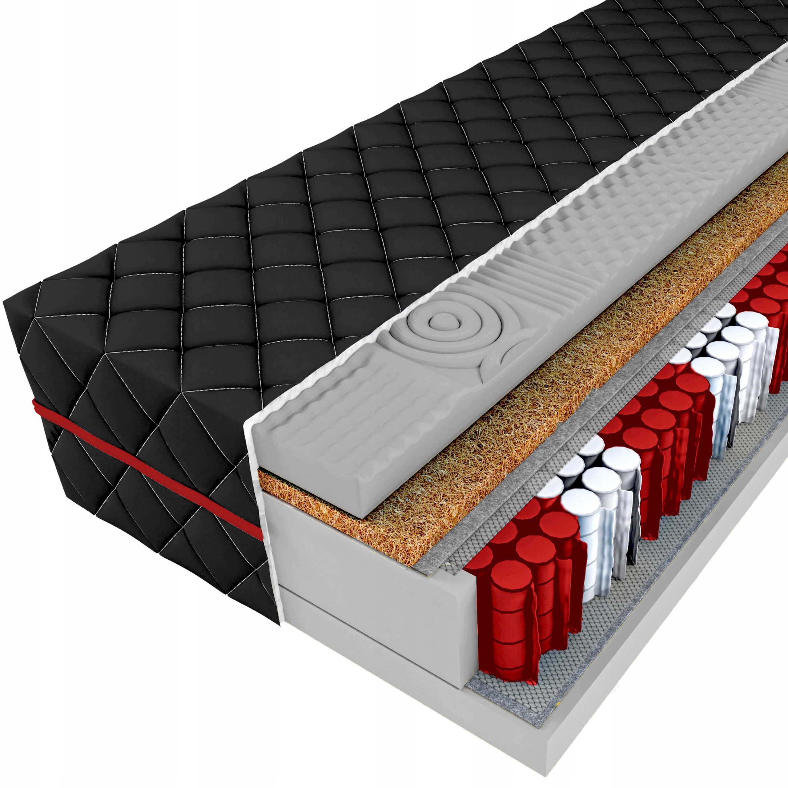 Matrace kapsáčová 160x200 Prestige Coconut exclusive Massažní 24cm H3 H4