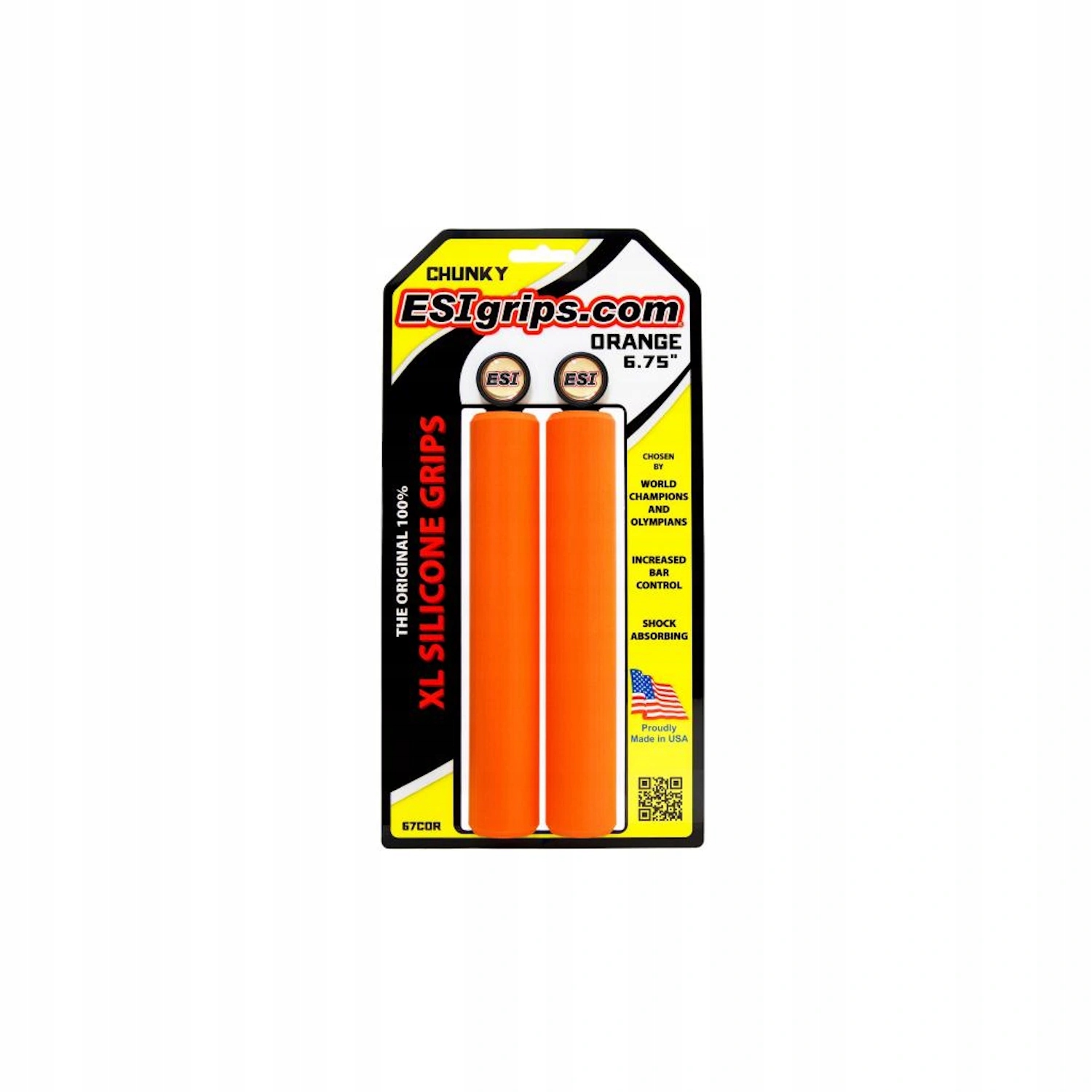 Gripy rowerowe Esi Chunky XL orange