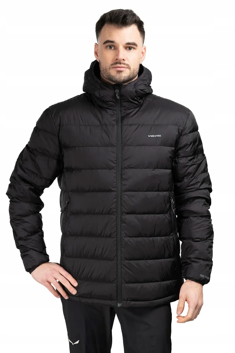 Pánská péřová bunda Rovi černá XXL