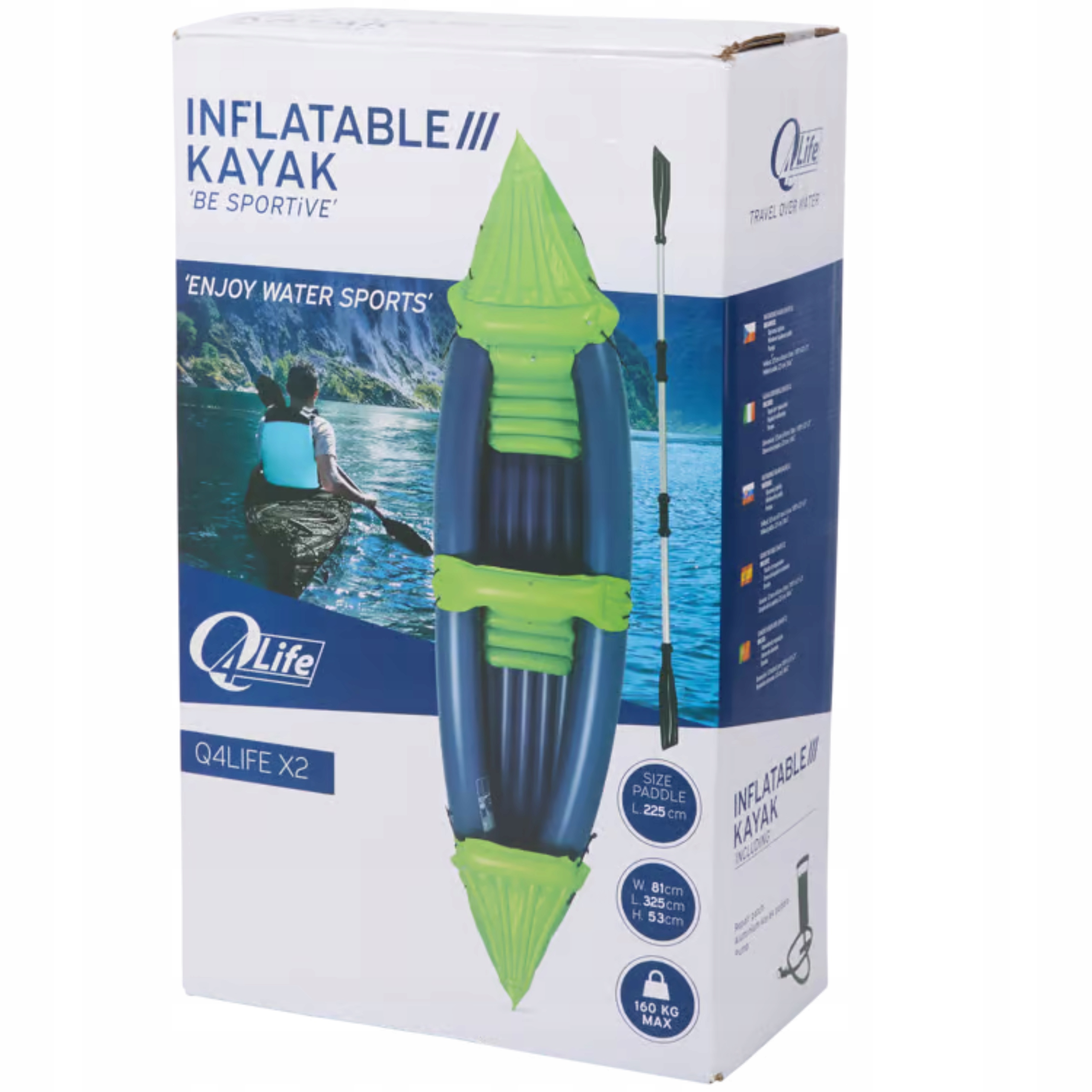 Kajak dmuchany HIT LATA !!! Waga 8.8 kg