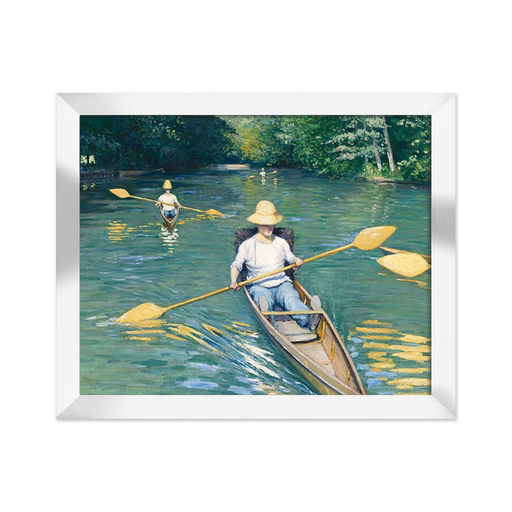 Skiffs obraz Caillebotte kajaky Impresionismus