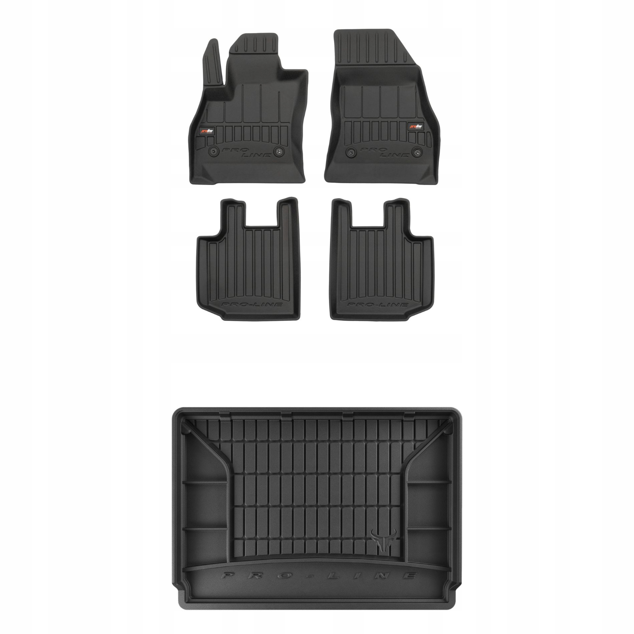 Sada gumových kobercov a rohoží pre Fiat 500L 2012-2022