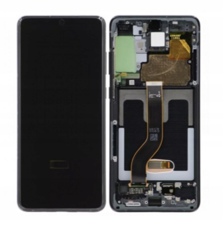 Org LCD displej Samsung S20+ Plus SM-G985/G986 Čierny S Rámčkom