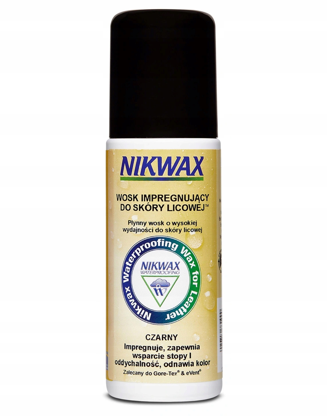 Vosk na lícovú kožu špongia čierny Nikwax 125ml