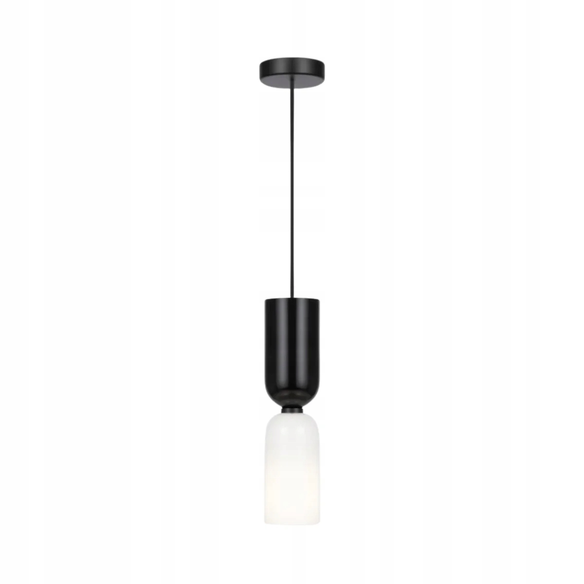 Závesná lampa Maytoni Memory čierna E14 40W, elegantná sklenená lampa