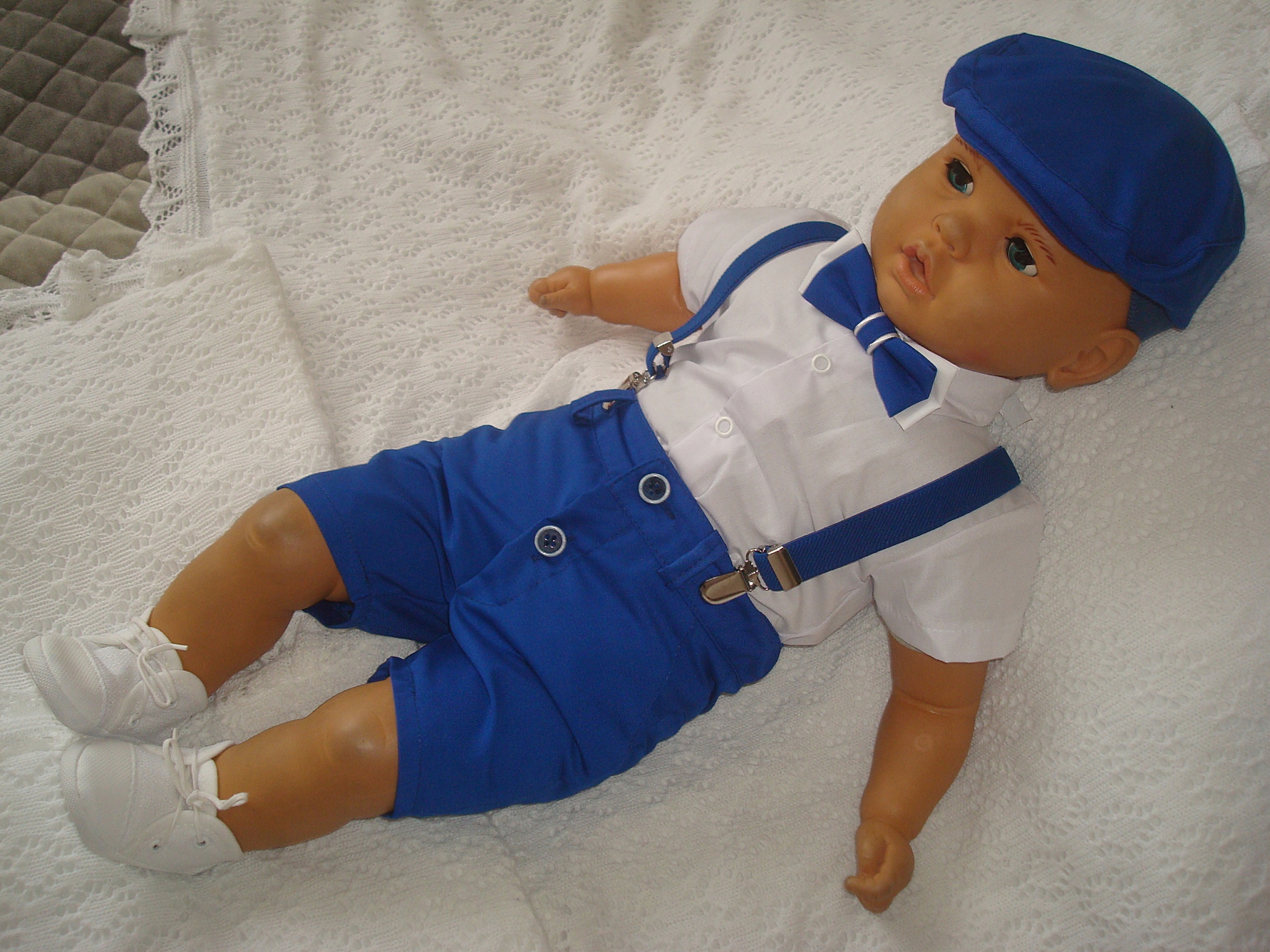 KOMPLET LATO UBRANKO /CHRZTU /WESELE/ SPODENKI 86 Marka bez marki