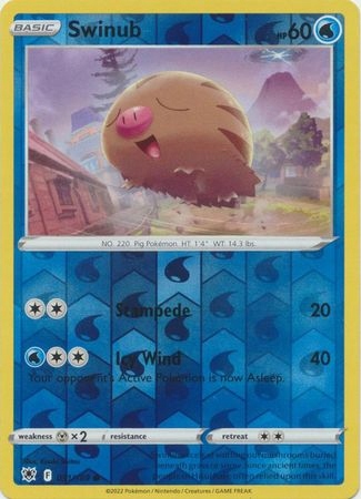 Swinub 031/189 Common Reverse Holo Pokemon