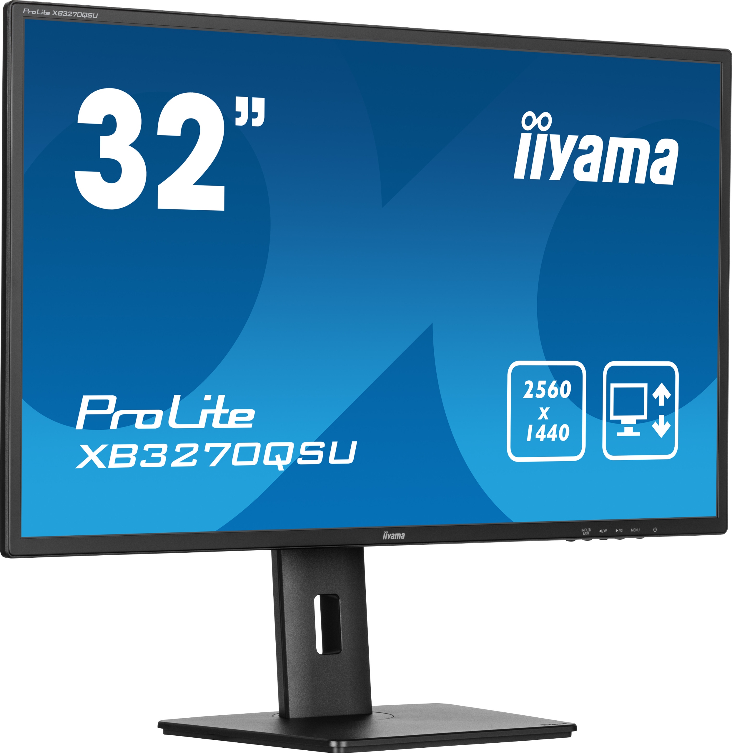 Monitor iiyama ProLite XB3270QSU-B1 32 Ips Led Wqhd 3ms 100Hz /2xHDMI Dp/