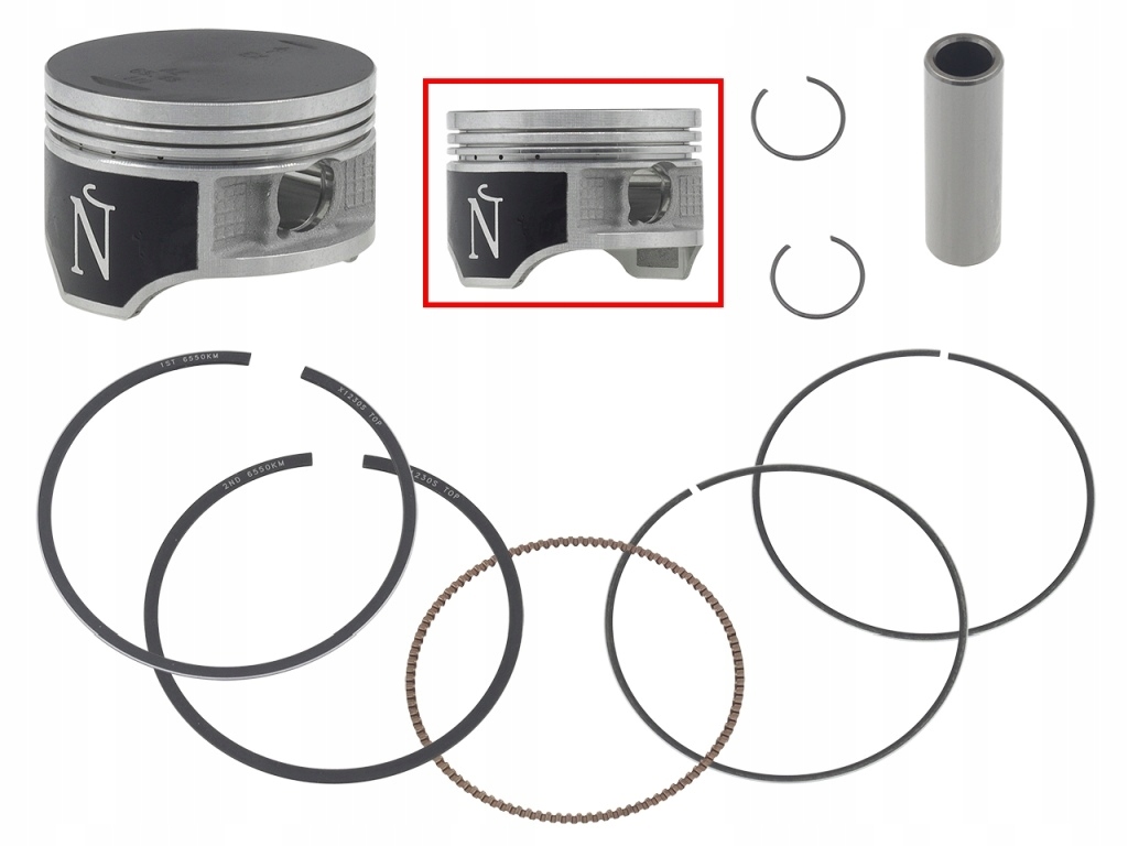 Namura Piest Honda Crf 230F '03-19, Crf 230 L/M '08-09 +1,00 MM) (krúžok)