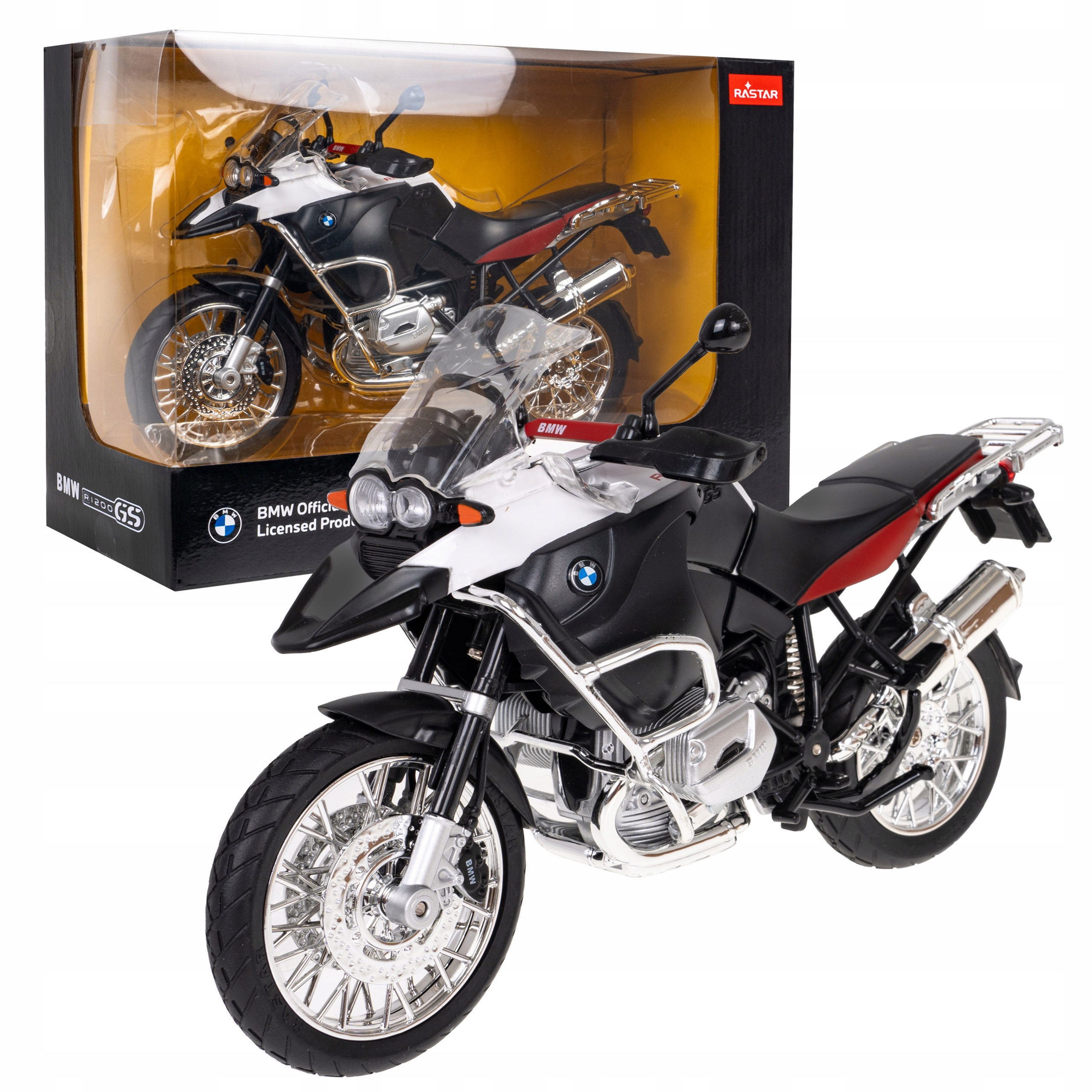 metalowy MOTOR BMW R1200GS 1:9 RC MOTOREK RASTAR Rodzaj jeżdżące