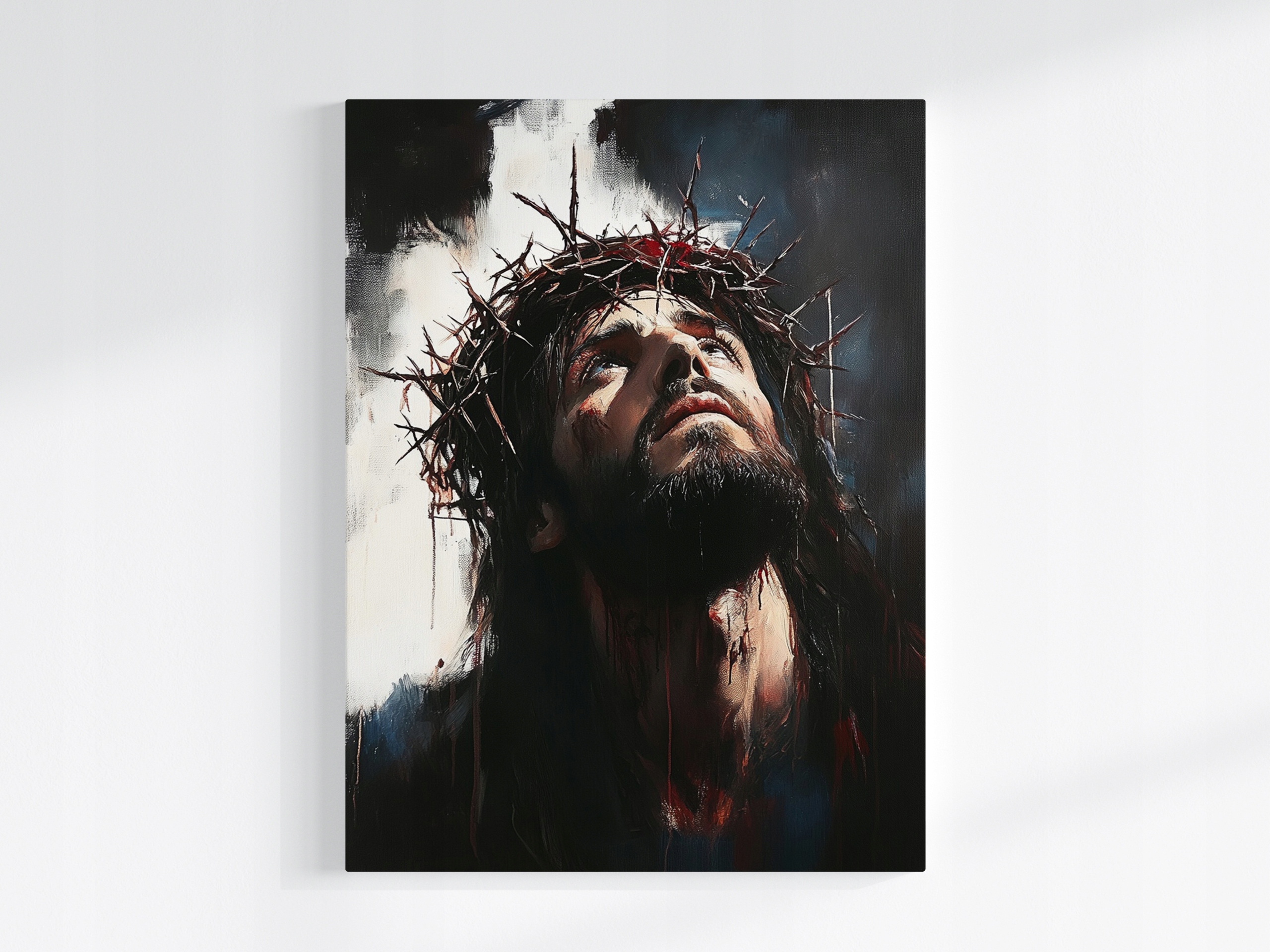 Obraz Na Plátně Canvas Ježíš Koruna Trnová Vášeň Náboženství 60x80