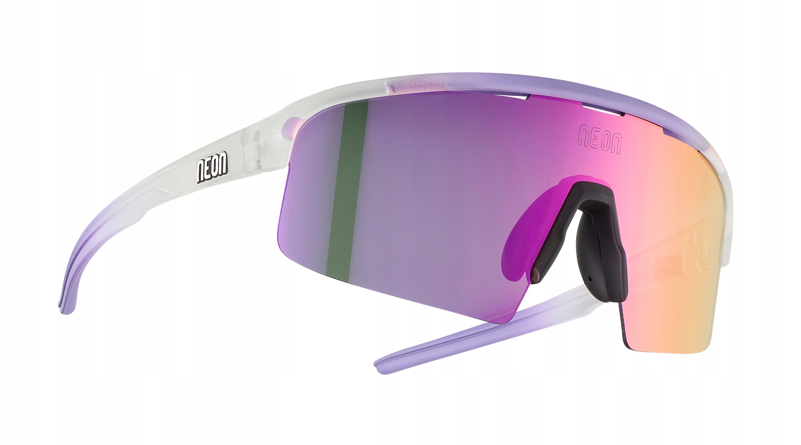 Cyklistické brýle Neon Arrow S 2.0 Lisel matt Mirror Violet kat. 3