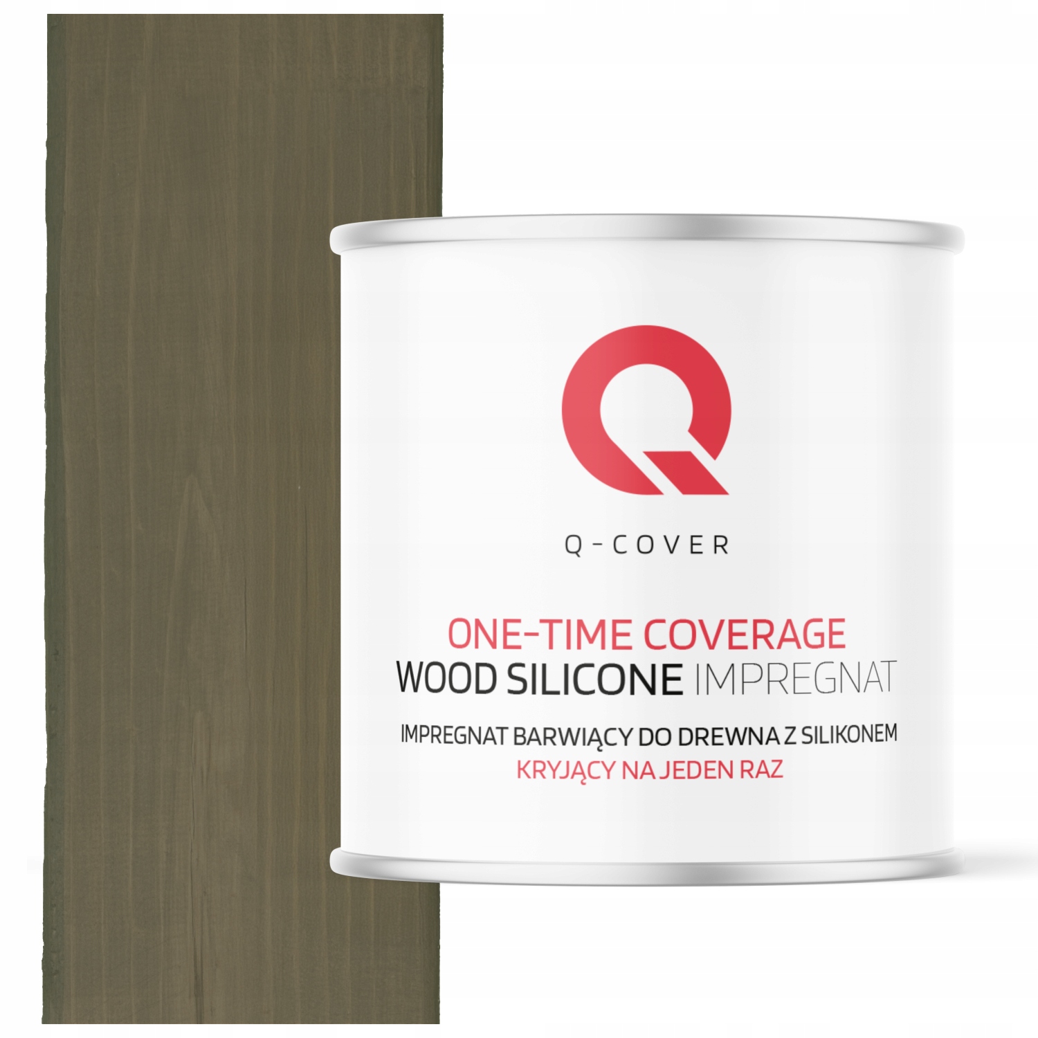 Impregnat Na Dřevo Krycí Najednou Extra Barva Barvy Šedá A Hnědá 2,5L