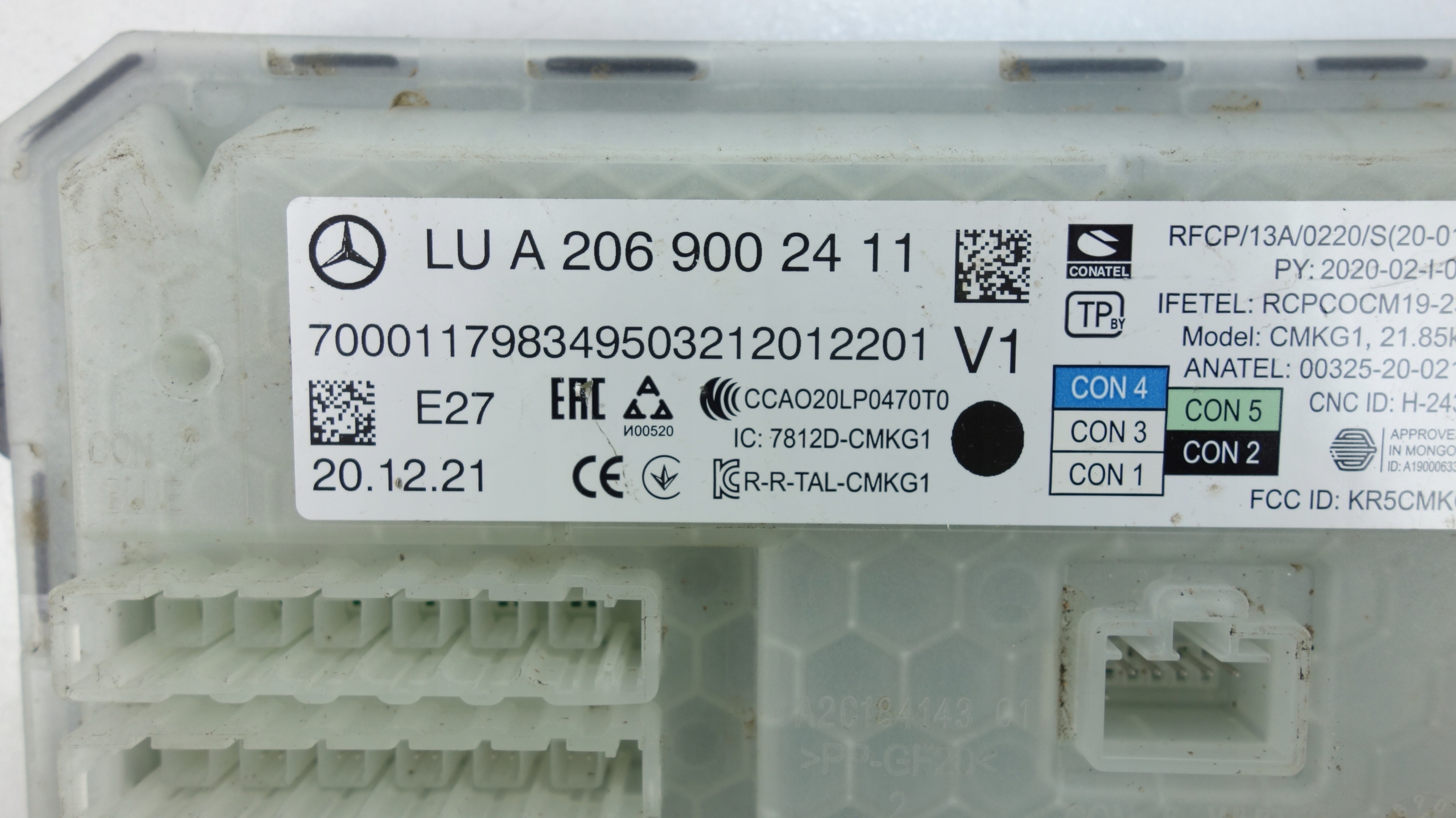 module control unit KOMFORTU SAM MERCEDES C W206 2021- A2069002411