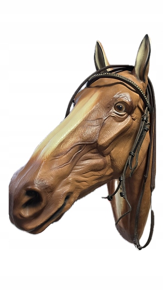 Ogłowie rozm. cob bez nachrapnika z wodzami- brąz