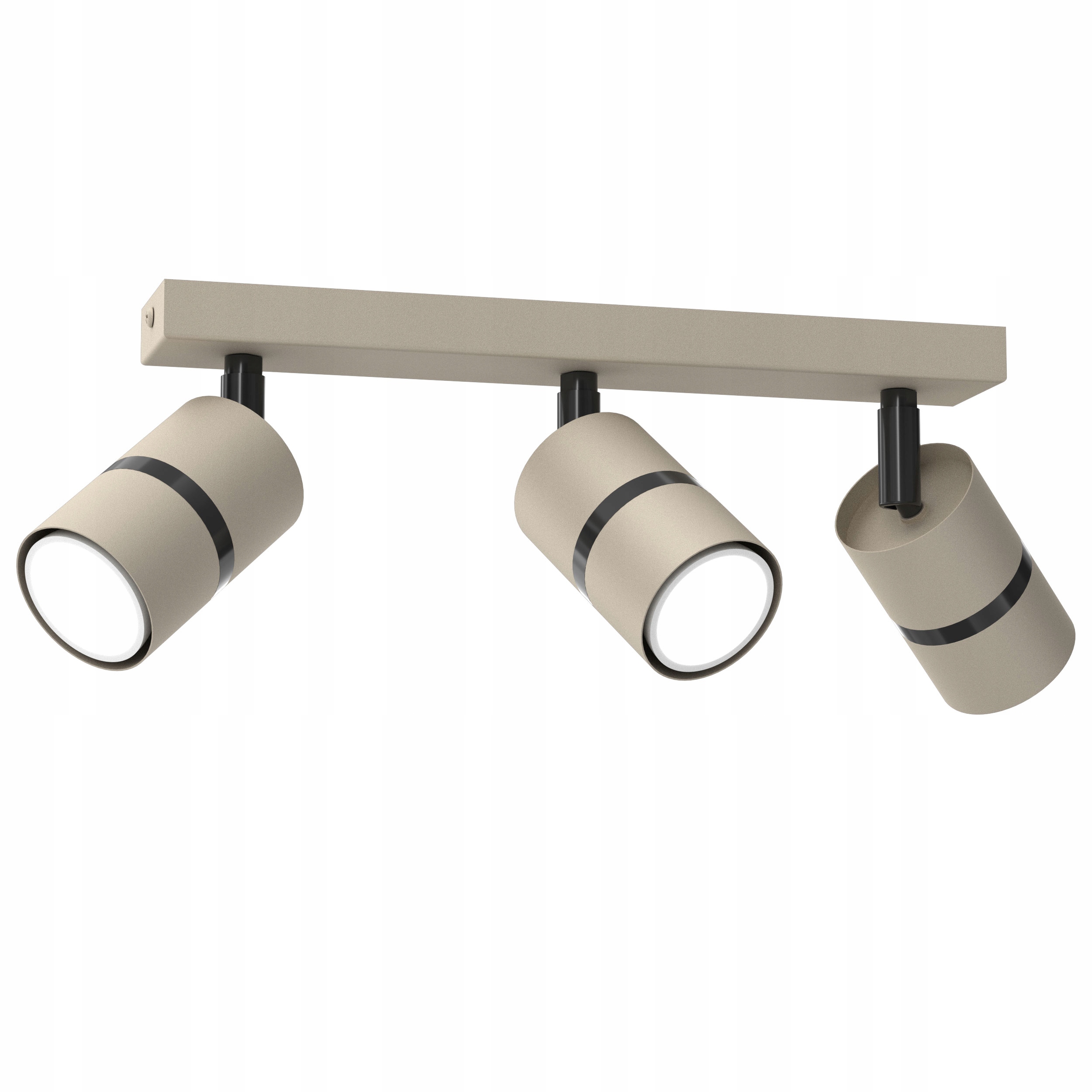 Stropní svítidlo nastavitelná tuba lustr 3x Gu10 kašmír černá /led/ Tube