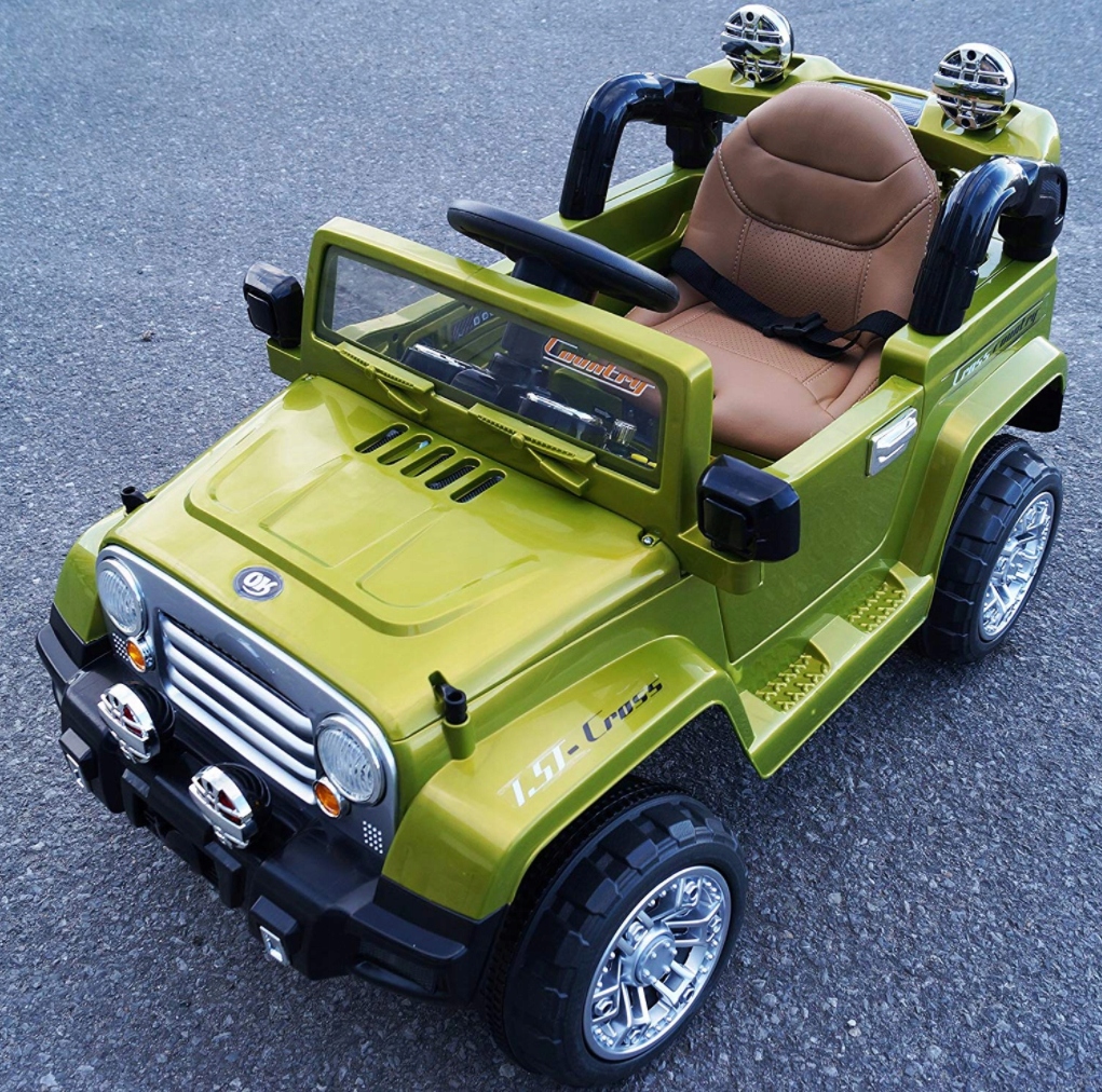 DEFENDER JEEP ELEKTRYCZNY AUTO+AKUMULATOR PILOT RC Szerokość pojazdu 65 cm