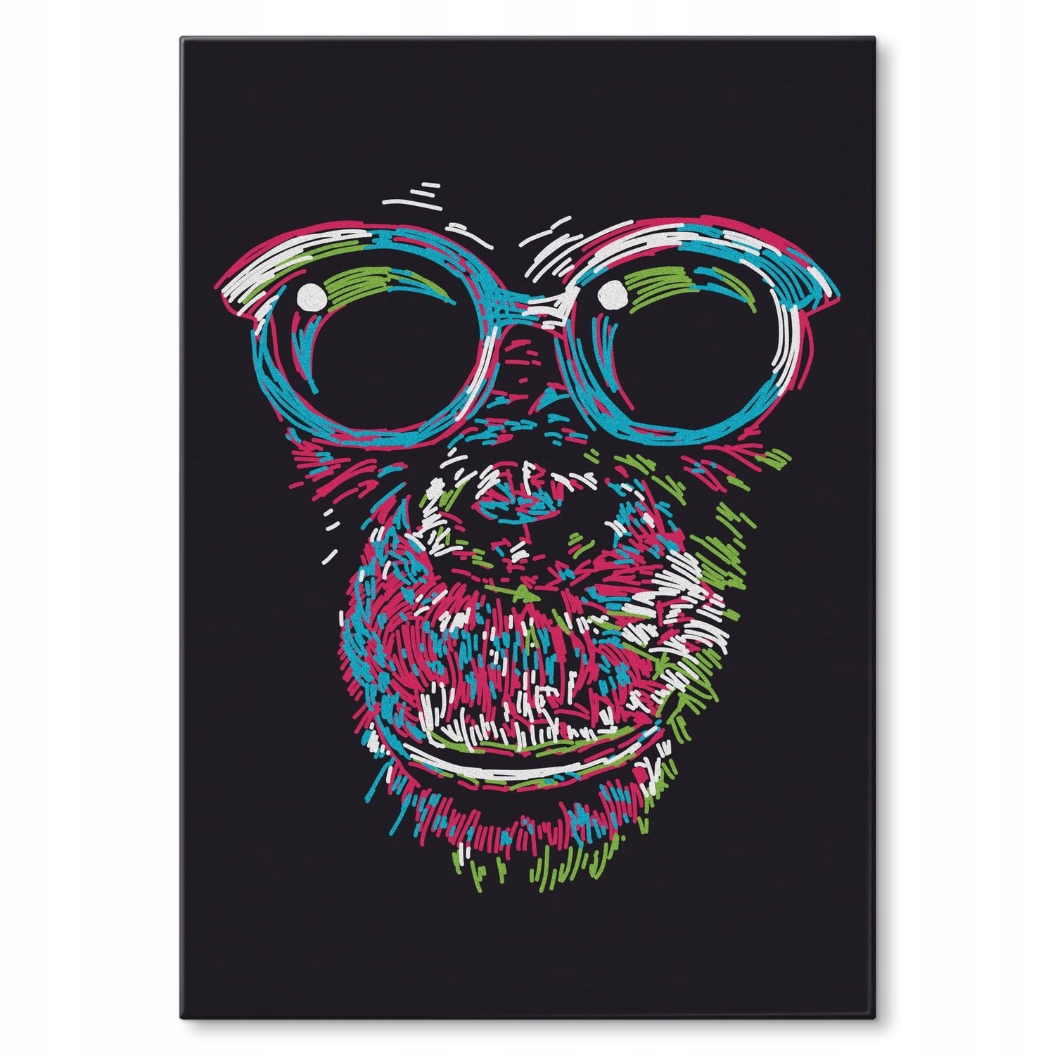 Kovový plakát Monkey abstract Szyld Plech 42 x 59,4 cm Dárek