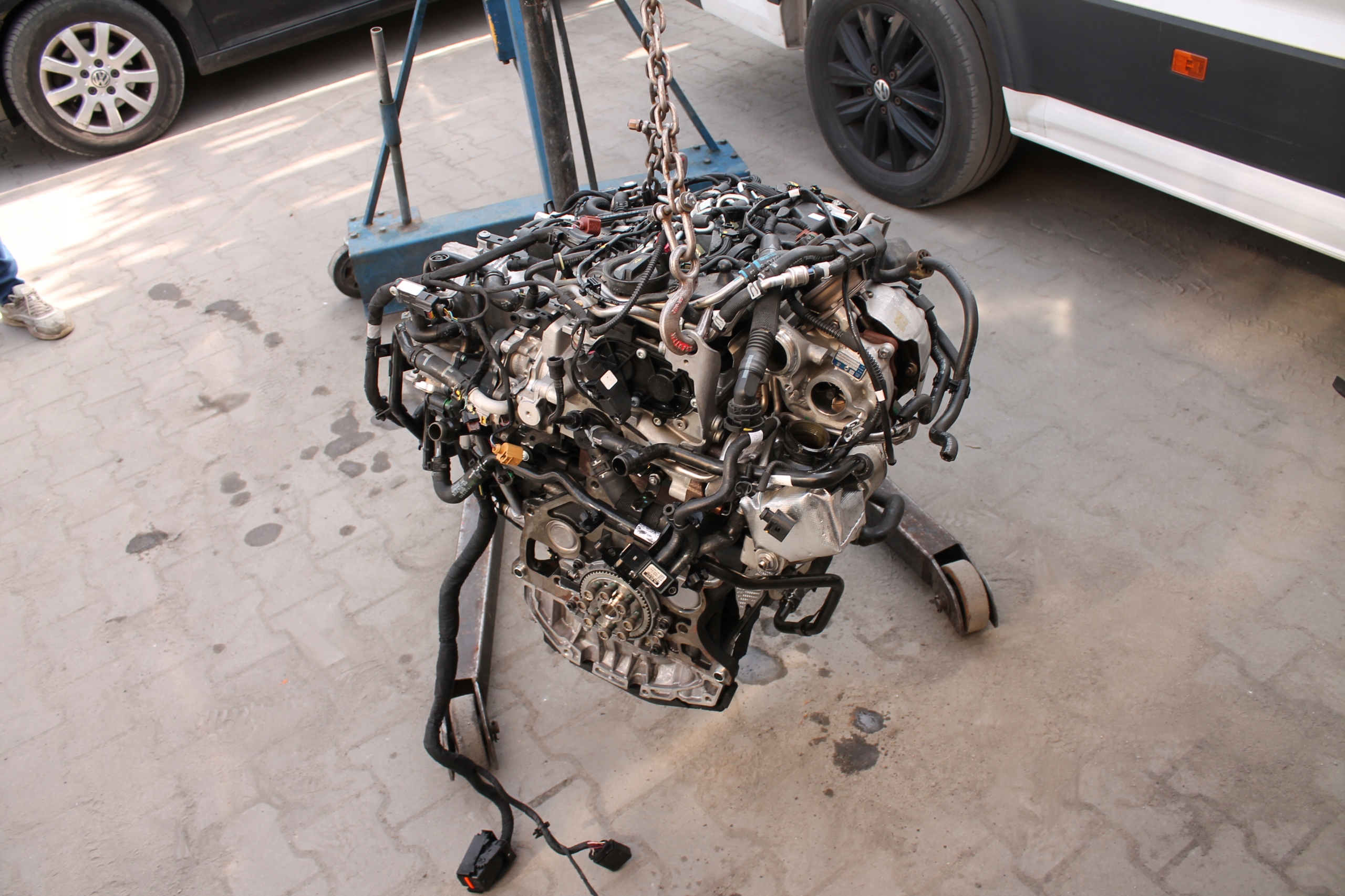 engine complete AUDI 2,0 TDI DET 20 TYSKM
