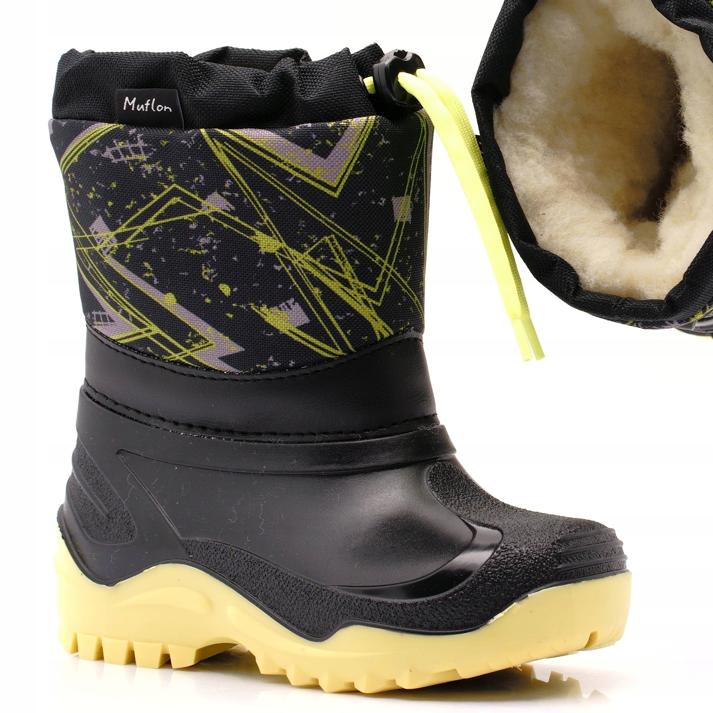 RENBUT MUFLON ŚNIEGOWCE BUTY ZIMOWE WEŁNA 31/32