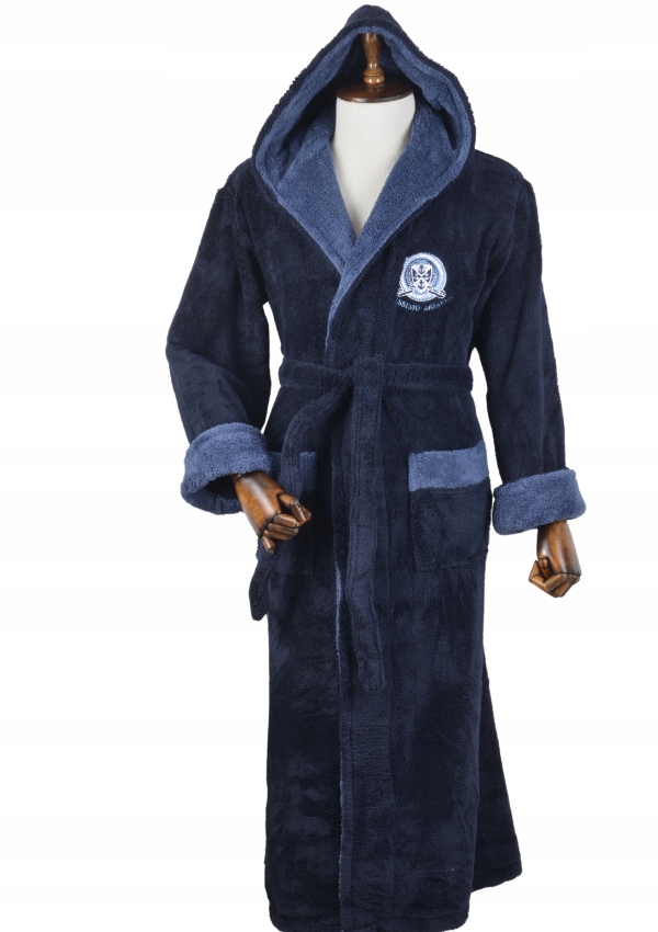 

Szlafrok męski puszysty Vienetta ciepły gruby L