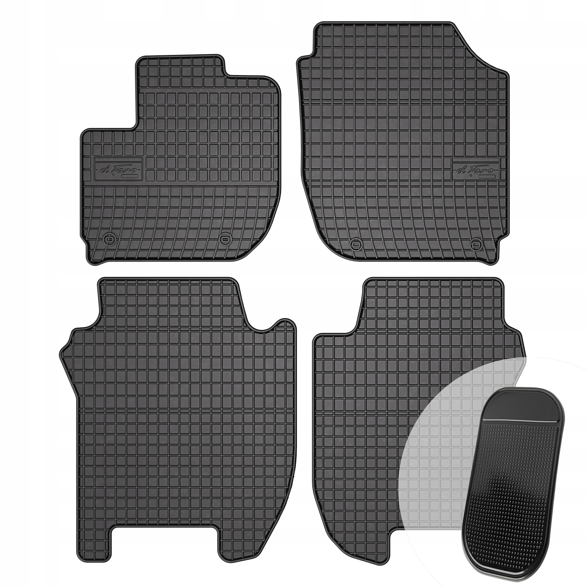Sada gumových koberců vhodných pro Honda Jazz IV hatchback 2013-2020