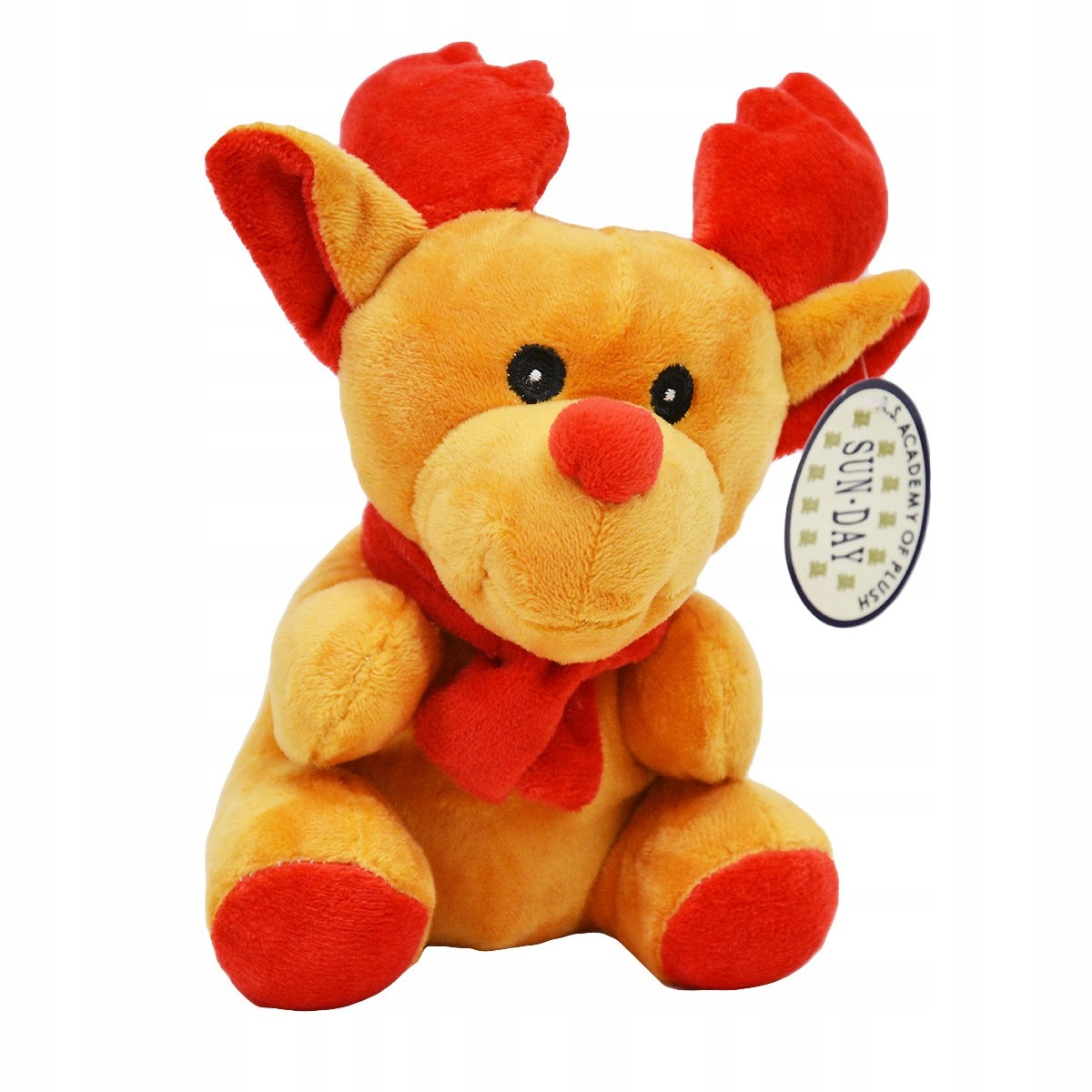 

147875 Sd Pluszak Pluszowy Renifer W Szaliku 15 cm