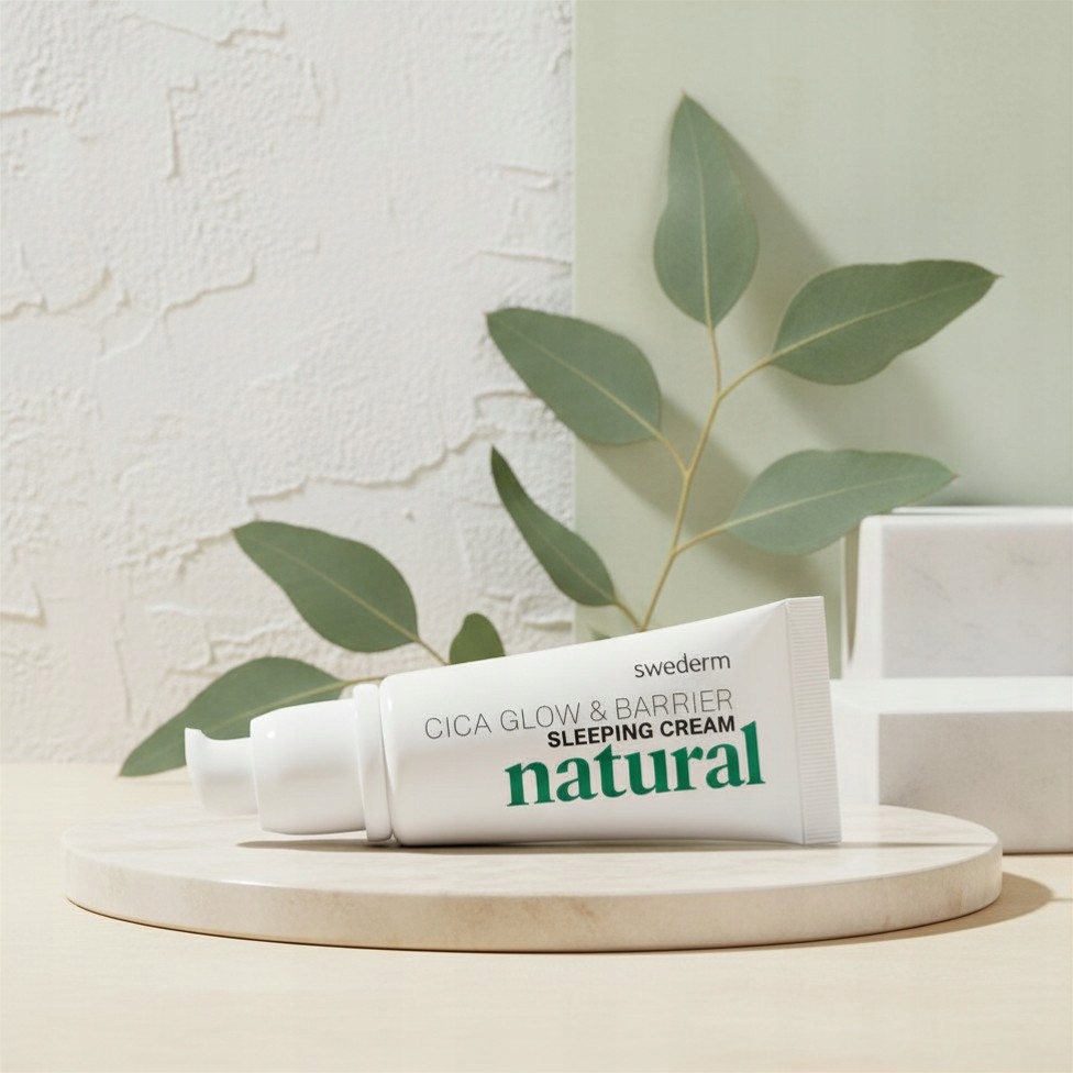 Swederm Krem-maska do twarzy na noc Cica Glow & Barrier Sleeping Cream