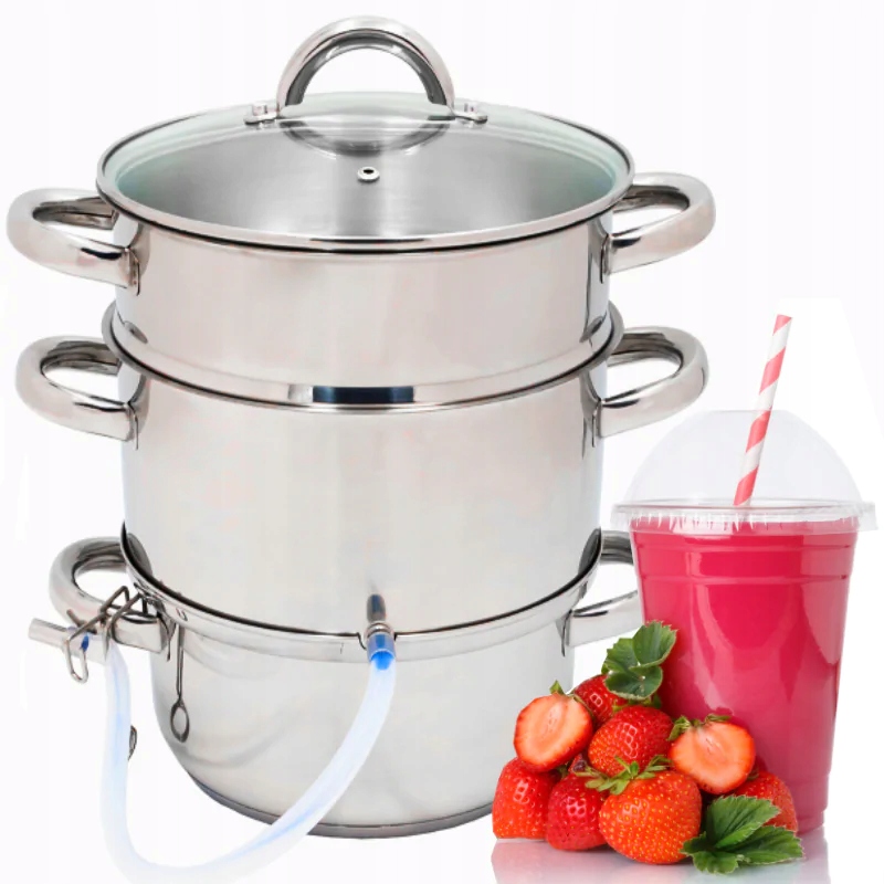 

Sokownik Garnek 5L Nierdzewny Parowy Indukcja Gaz