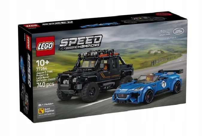 Lego 77264 Speed Champions Jaguar Project 7 I Land Rover Defender