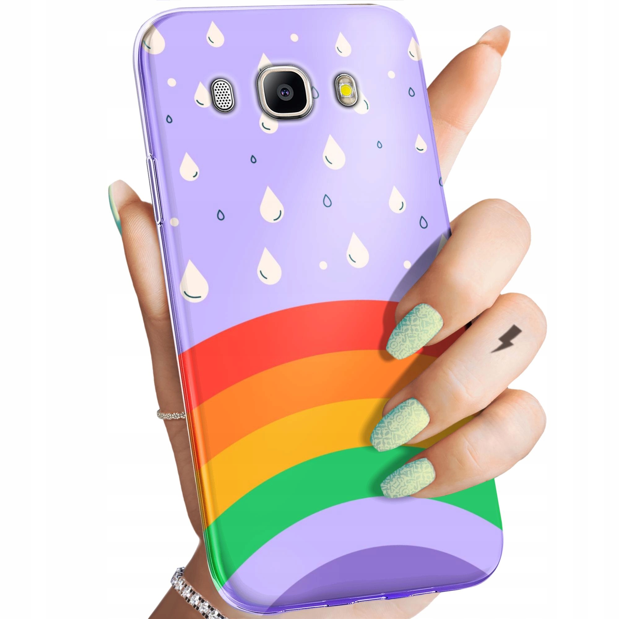 Etui Do Samsung J5 2017 J530 Tęcza Rainbow Obudowa Pokrowiec Case