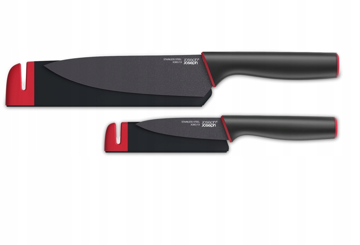 Sada: šéfov nôž na porciovanie Slice&Sharpen Jospeh Joseph s brúskou