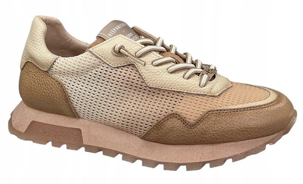Polobotky Tenisky Hispanitas SHV264825 VEL.38 BOLERO-V26 Kůže Desert