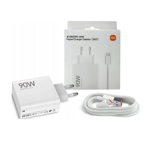 Nabíječka Xiaomi 90 W HyperCharge Combo Usb-a, bílá, Pd 6,1 A