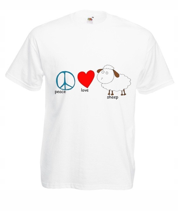 

Kolorowe Koszulki Wzory Owca Owieczka Sheep