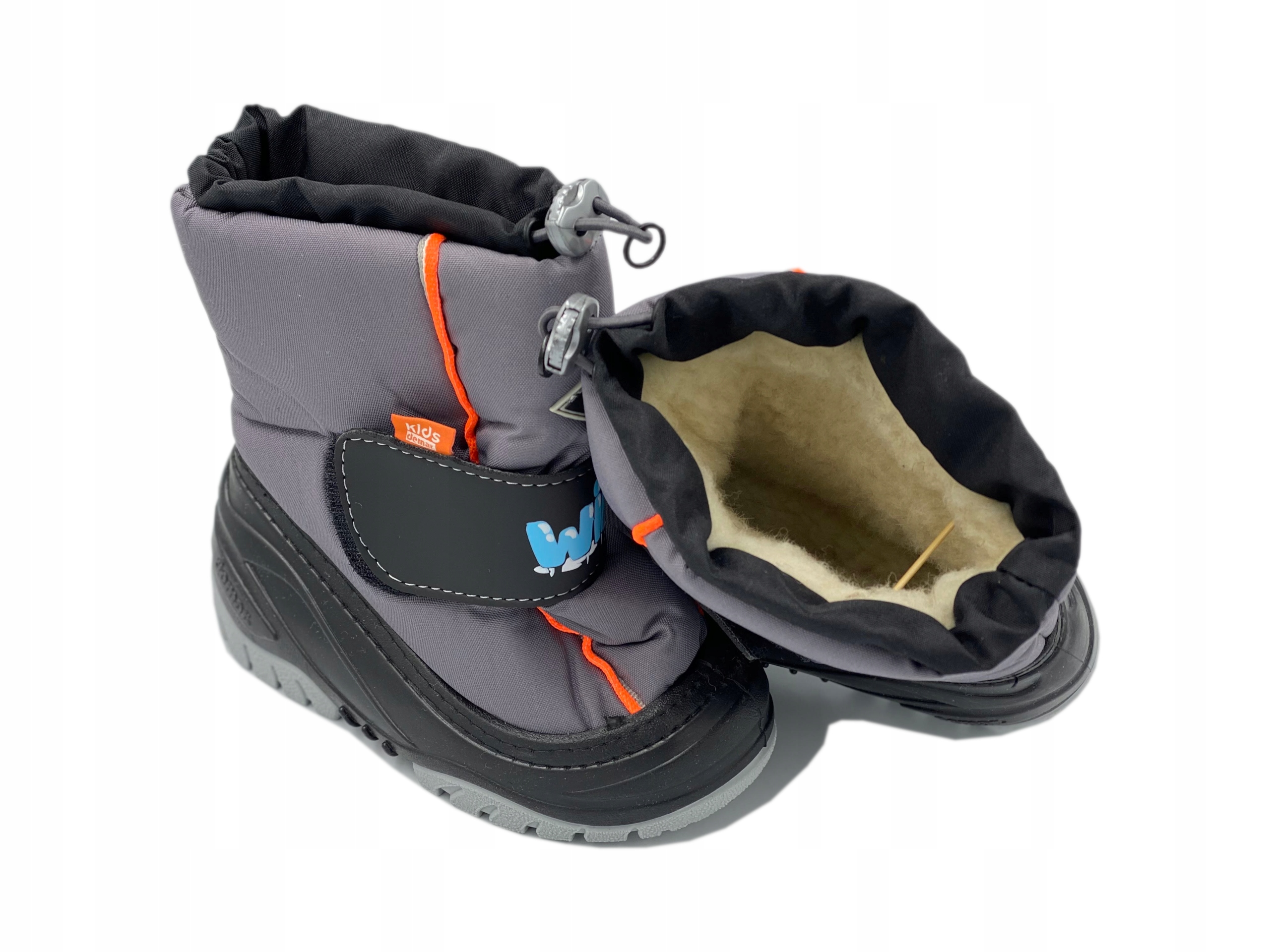 Demar Śniegowce Ice Snow owcza wełna roz 28/29 B Materiał inny materiał