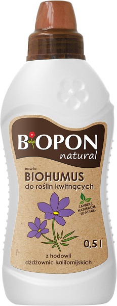 

Biopon Natural Biohumus do roślin kwitnących 0,5L