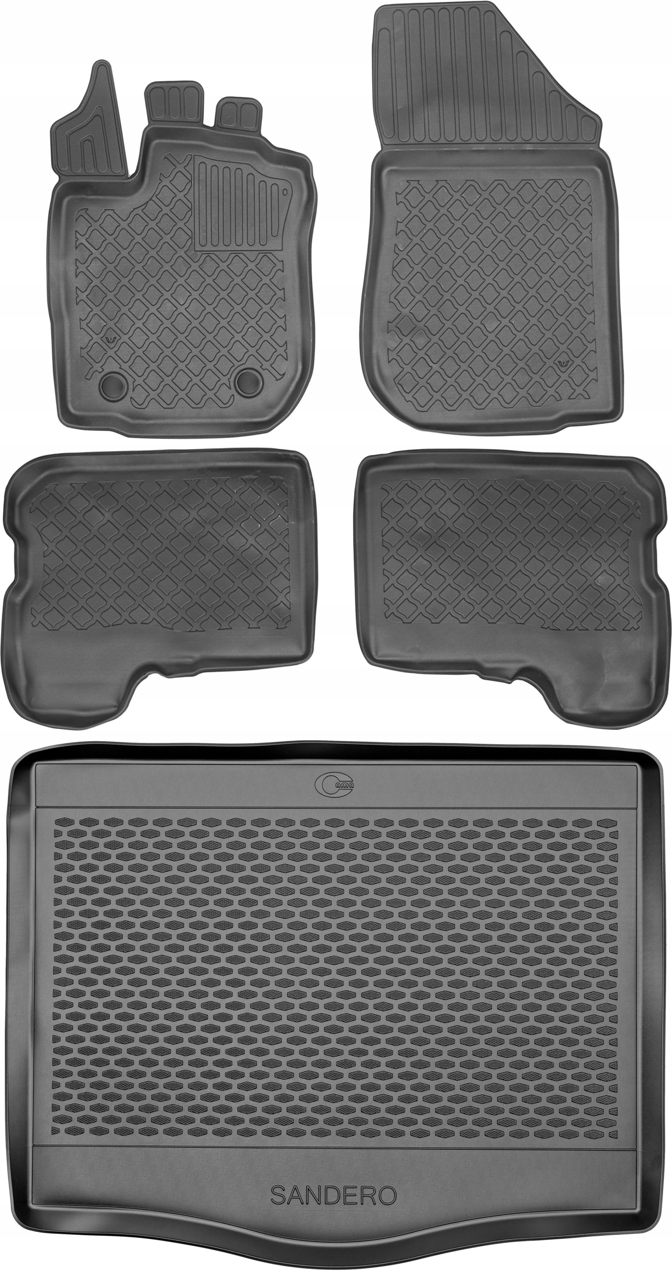 Ford Focus III Hatchback od roku 2011-2018 Sada Koberce batožinový priestor