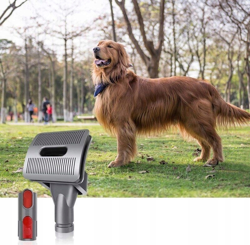 SZCZOTKA DO CZESANIA PSA KOTA DYSON V7 V10 V11 V15 Kolor dominujący srebrny/szary