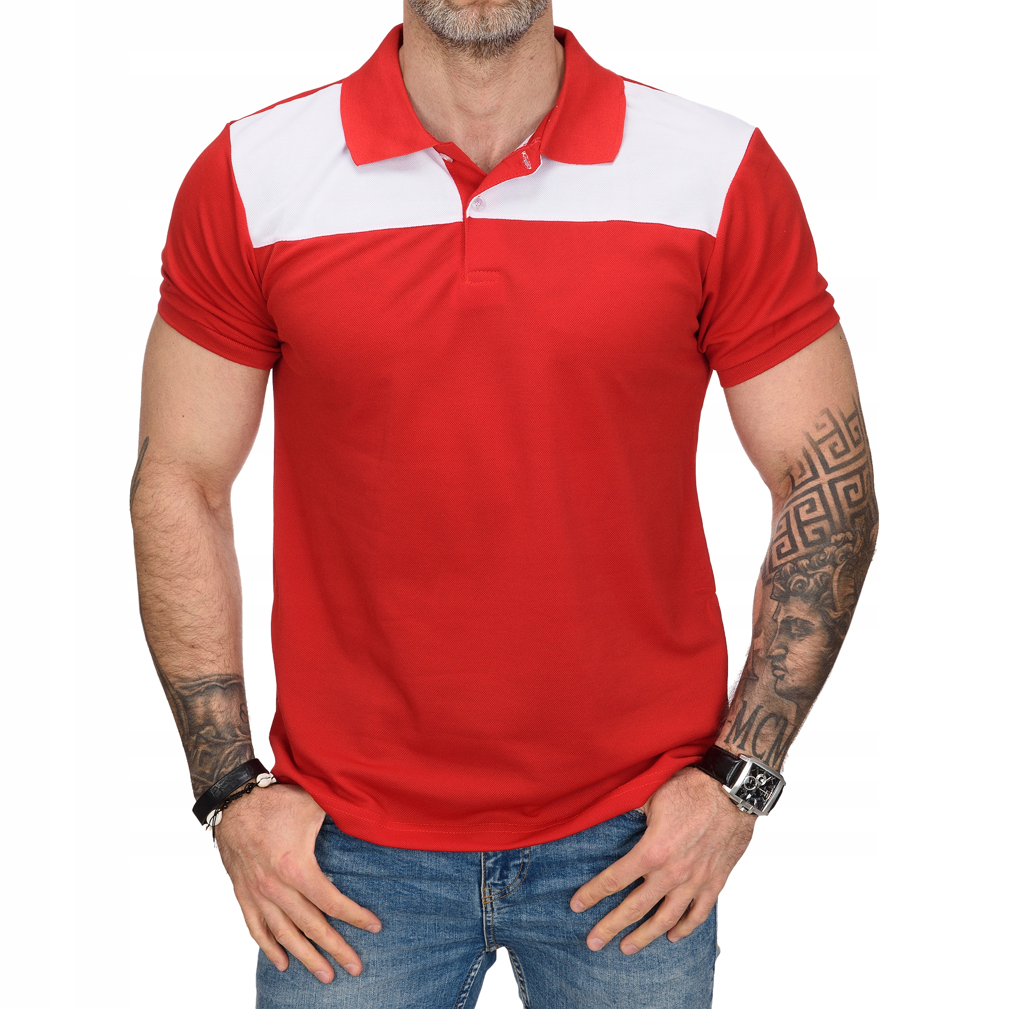 

P320 r. XXL Męska Koszulka Polo Gładka Polówka