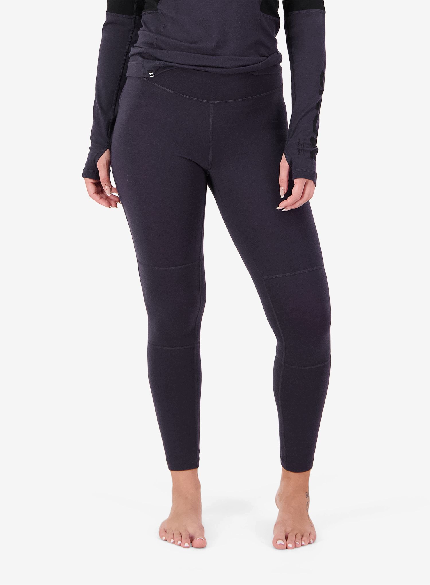 Getry termoaktywne damskie Mons Royale Olympus Merino Base Layer iron Xs