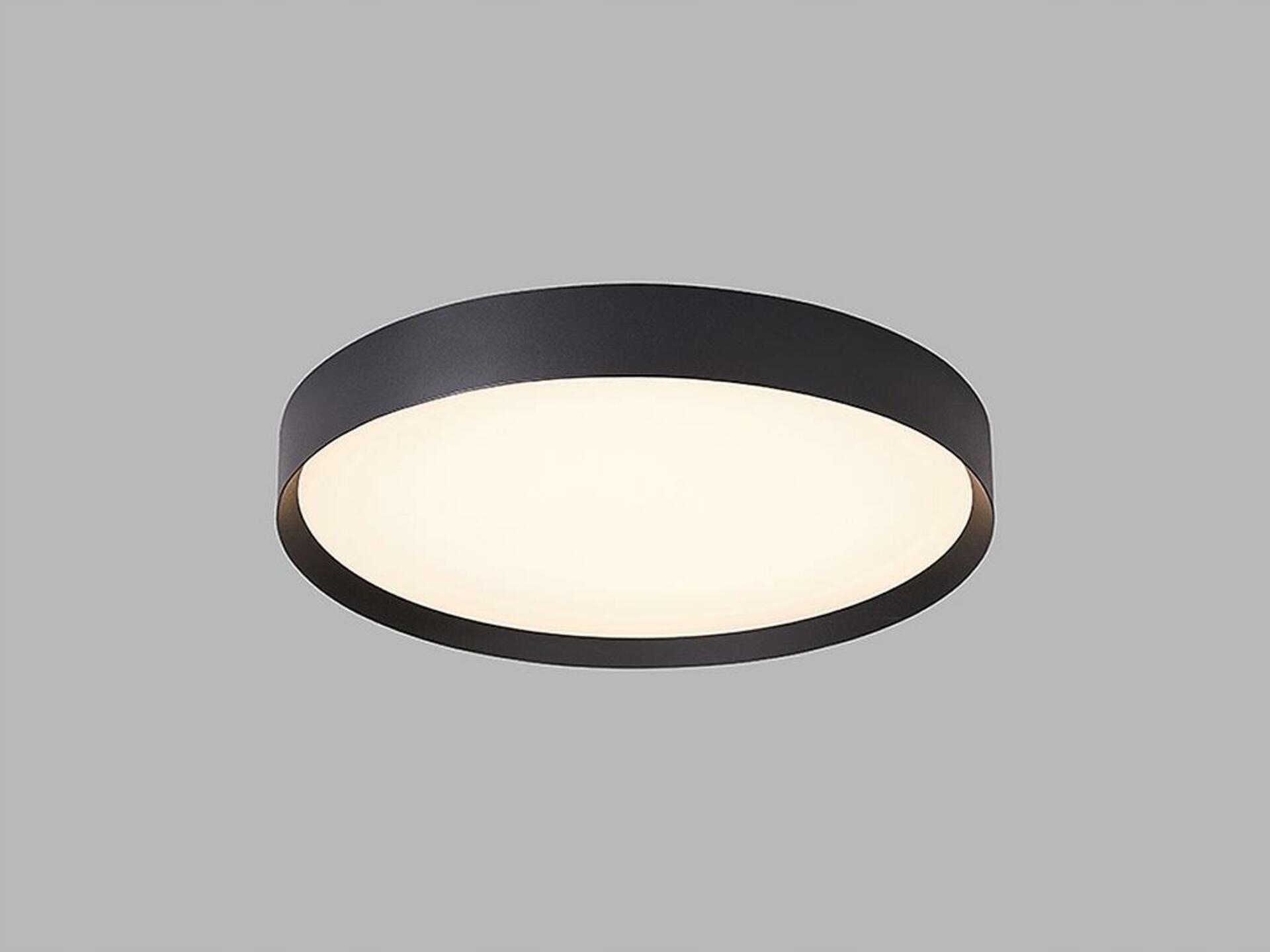 LED2 1272153D Mila 60, B DIM 60 2CCT 3000K/4000K Stropné Čierne