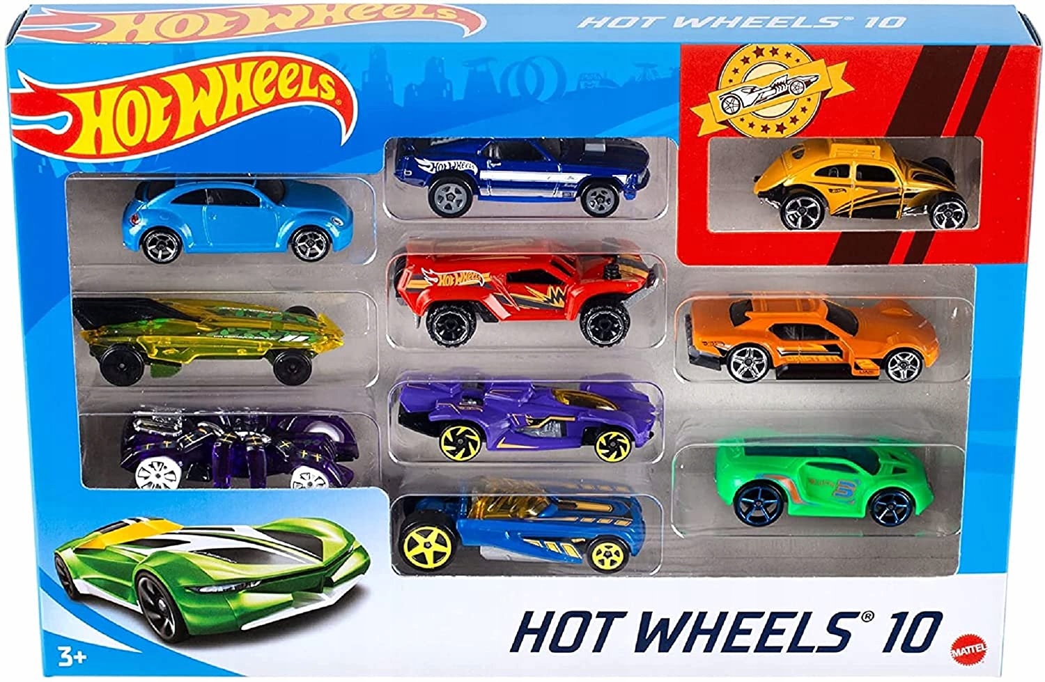 

Hot Wheels Dziesięciopak Zestaw Prezentowy 10 Aut