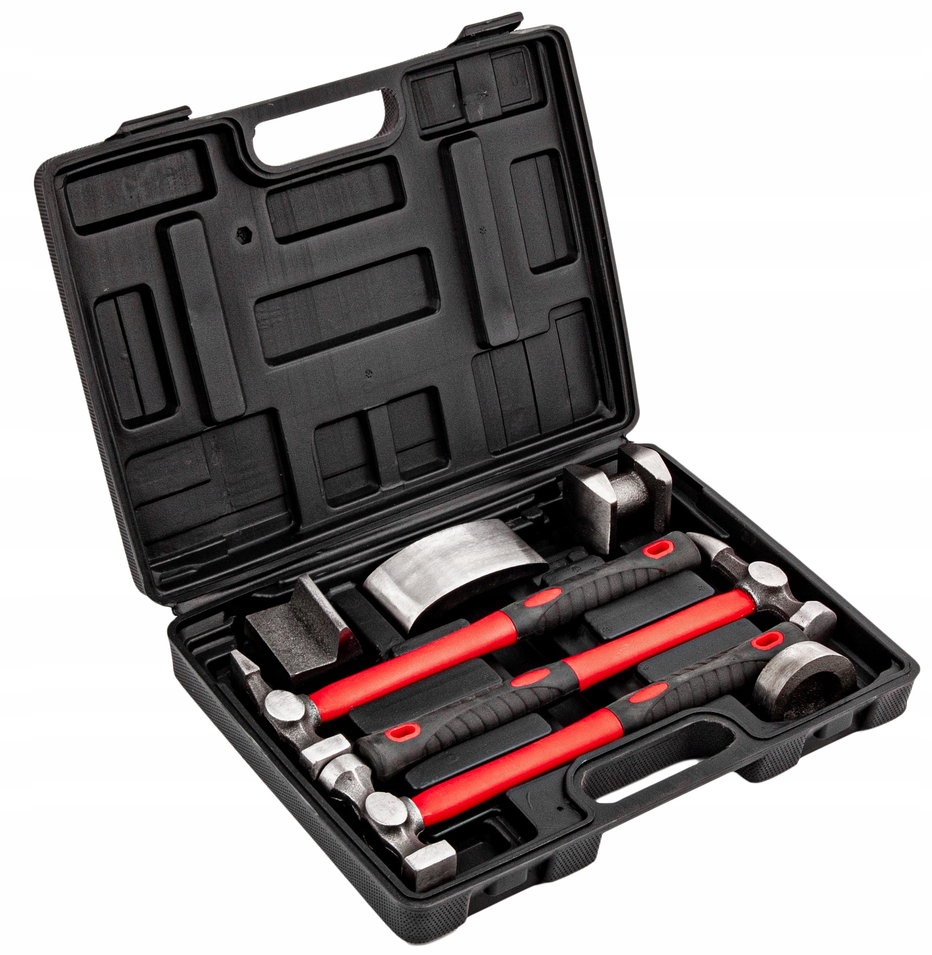 НАБОР ИНСТРУМЕНТОВ ДЛЯ ЛИСТОВОГО МЕТАЛЛА 7EL. МОЛОТ НАКОВАЛЬНЯ