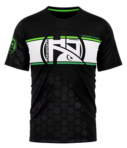 Tričko Linear Black Bass – Hotspot Design – velikost L