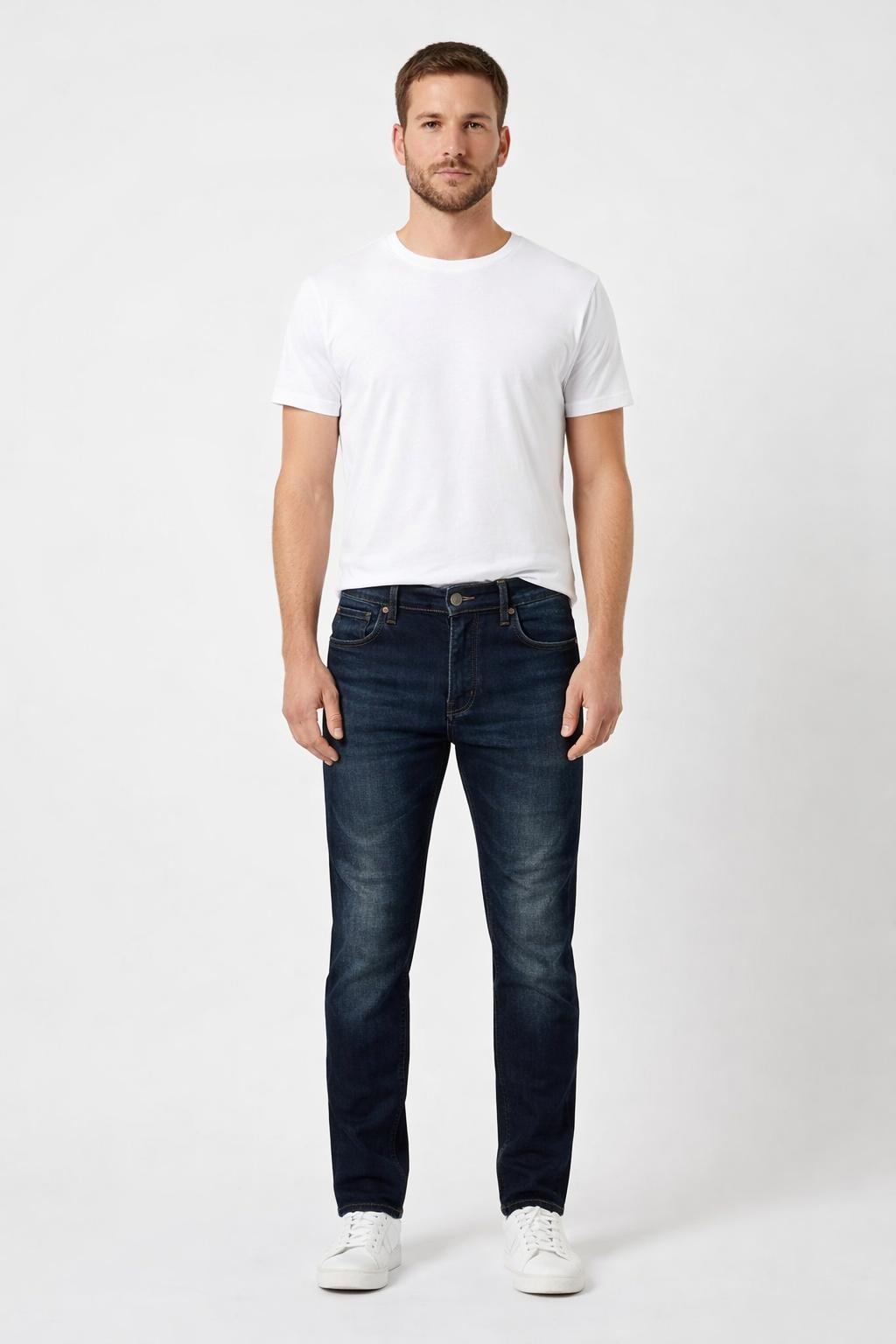 Pepe Jeans Modré Pánské Džíny S Oděrkami 34/32 Awa