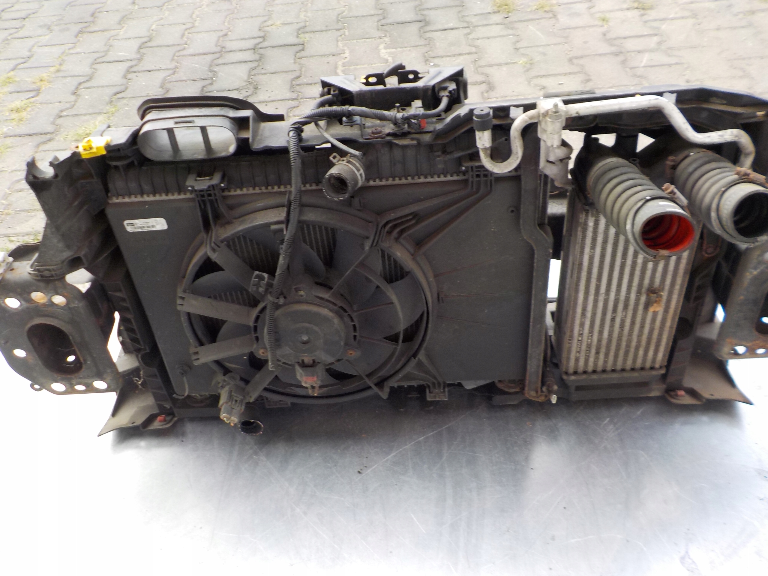 633 FORD FIESTA MK7 1.6 TDCI support panel for radiators sider radiator