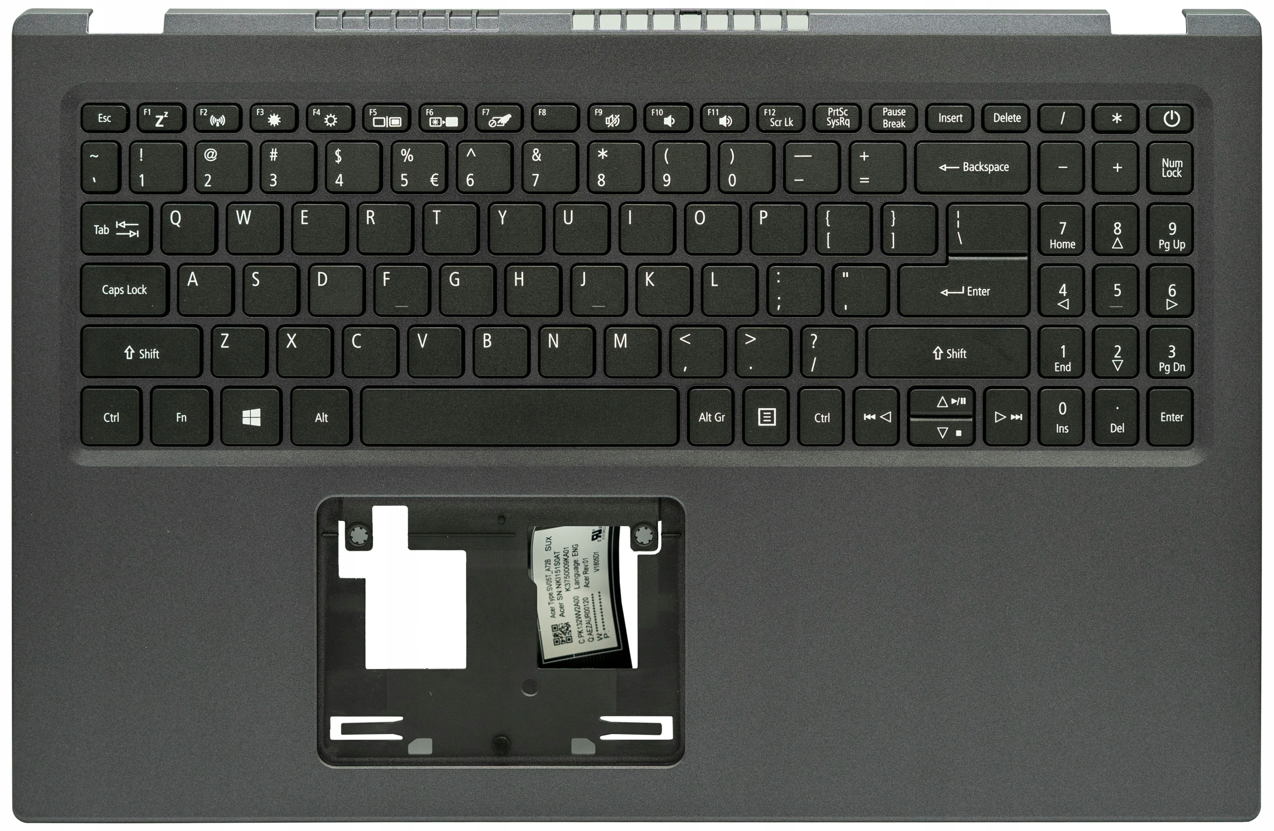 Palmarest Pouzdro Horní Klávesnice acer Aspire 5 A515-56 A515-56G