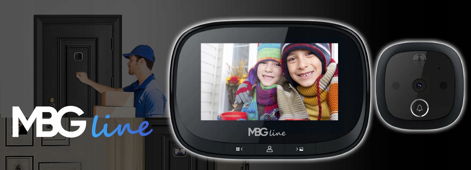 WIZJER LCD ZDJĘCIA DZWONEK JUDASZ CZUJNIK RUCHU HD Marka MBGLine